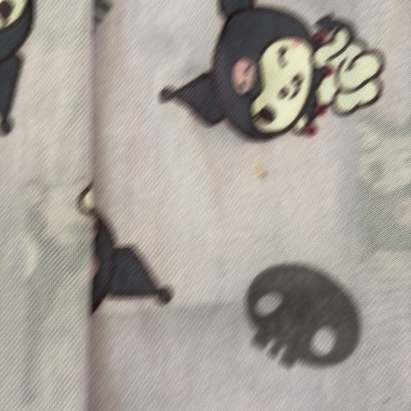 Sanrio Kuromi Mesh Lace-Up Skirt Hot Topic - Picture 5 of 8